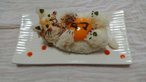 タマごかけご飯 猫 かわいい 卵かけご飯