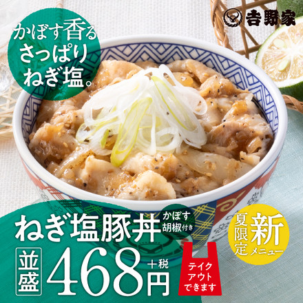 ねぎ塩豚丼