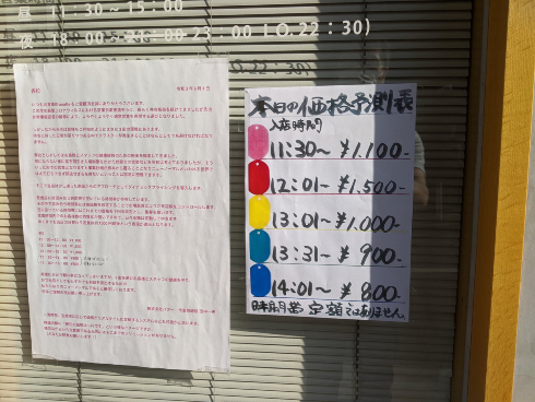 お食事処 asatteのダイナミックプライシング