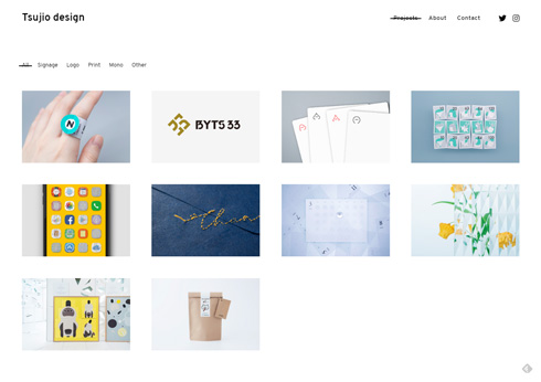 「Tsujio design」のキャプチャ