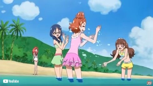 ヒーリングっど プリキュア 水着 アニメ