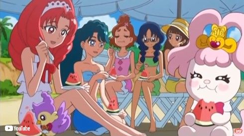 ヒーリングっど プリキュア 水着 アニメ