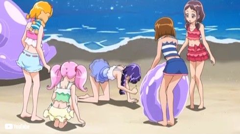 ヒーリングっど プリキュア 水着 アニメ