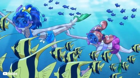 ヒーリングっど プリキュア 水着 アニメ