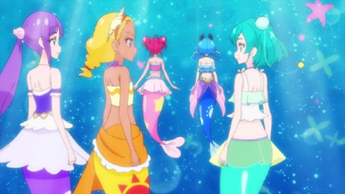 ヒーリングっど プリキュア 水着 アニメ