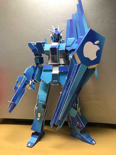 プリペイドカード νガンダム 可動 磁石 手作り 模型 フィギュア