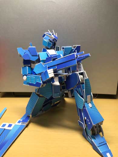 プリペイドカード νガンダム 可動 磁石 手作り 模型 フィギュア