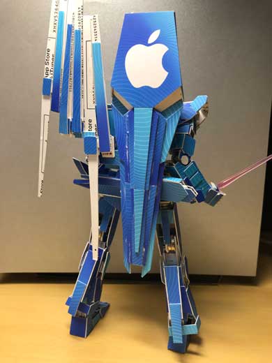 プリペイドカード νガンダム 可動 磁石 手作り 模型 フィギュア