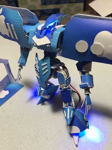 プリペイドカード νガンダム 可動 磁石 手作り 模型 フィギュア