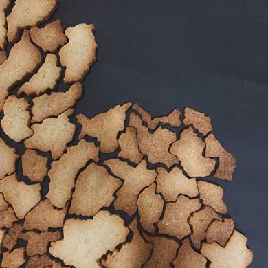 タイ77県 クッキー 型抜きなし 型紙 手作り