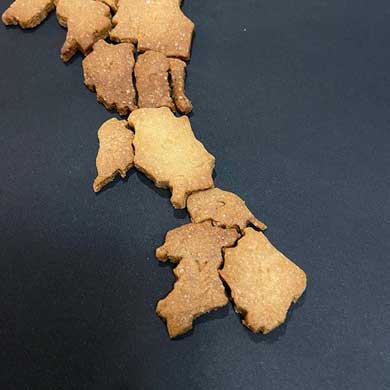 タイ77県 クッキー 型抜きなし 型紙 手作り