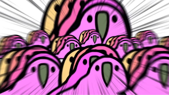 Party Parrot カカポ 絵文字 Slack 正面 回転