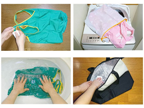 エコバッグのお手入れイメージ