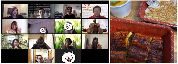 誕生日だから今日は特別ランチ！手当