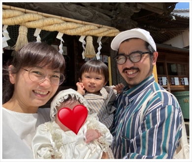 武内由紀子 特別養子縁組 娘 息子 家族 試験養育期間 お宮参り ブログ 大阪パフォーマンスドール