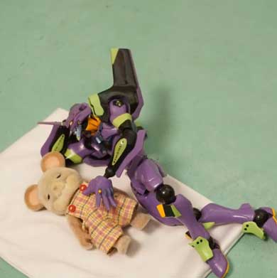 阿部靖子 寝かしつけ 姿勢復帰 エヴァ シルバニア あるある コマ撮り 作品