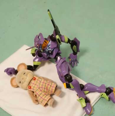 阿部靖子 寝かしつけ 姿勢復帰 エヴァ シルバニア あるある コマ撮り 作品