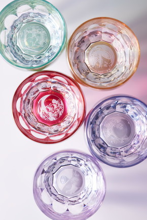 浮世絵切子グラス