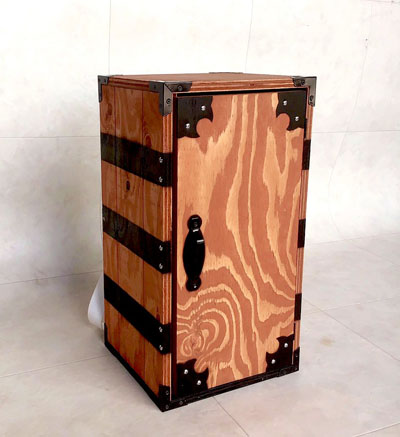 【DIY品・一点もの】鬼滅の刃　炭治郎禰豆子ねずこの木箱 Nezuko's Box Cardboard DIY - Demon Slayer - Crafty