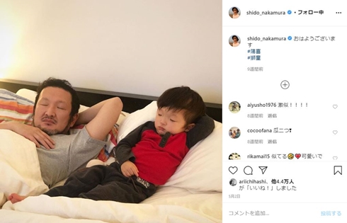 中村獅童 長男 次男 出産 そっくり 子供