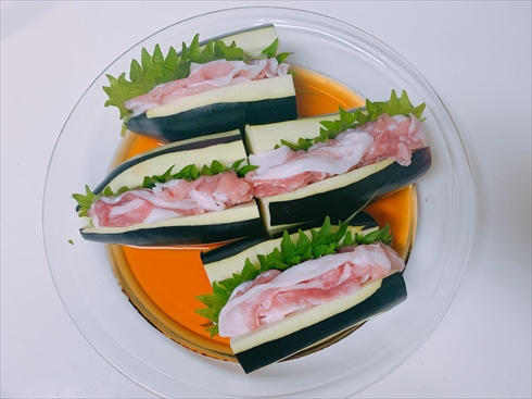 茄子 ねとめし 豚肉