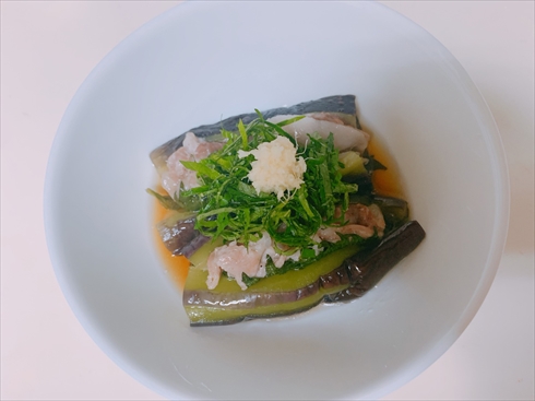 茄子 ねとめし 豚肉