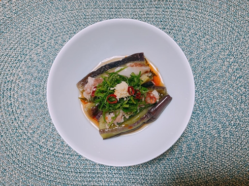 茄子 ねとめし 豚肉