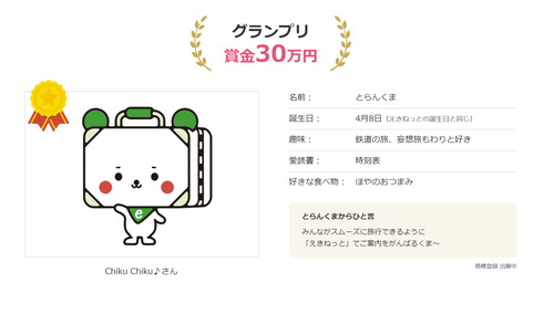 えきねっと 公式キャラクター