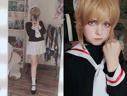 Saya Scarlet サヤ・スカーレット ロシアの初音ミク カードキャプターさくら コスプレ