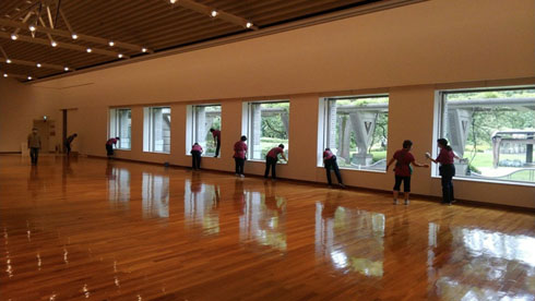 作品のない展示室