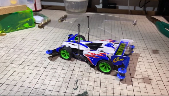 ミニ四駆 スロープ ダンパー 工作 てち ためにならない ボディブレード式筋トレ型ダンパー