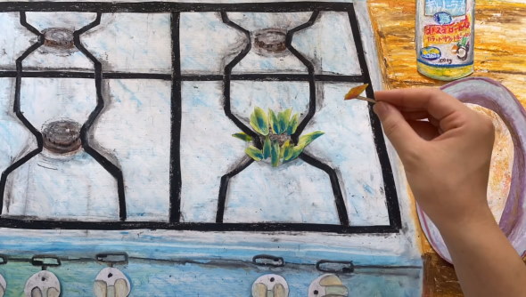 ストップモーション コマ撮り 紙 とんかつ