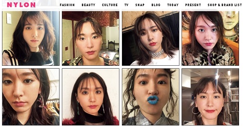 新垣結衣 ガッキー NYLON JAPAN 写真展 自撮り セルフィー