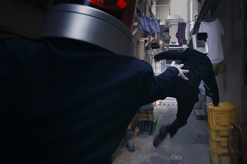 NO MORE映画泥 カメラ男 パトランプ男 パルクール リニューアルCM  YouTube