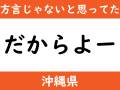 【マジで方言じゃないと思ってた】沖縄県の方言「だからよー」の汎用性が高過ぎて一言で説明できない……というお話
