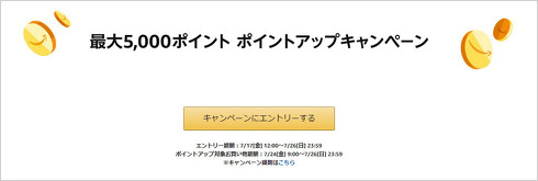 ポイントアップキャンペーン