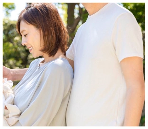 高橋真麻 夫 娘 写真 出産