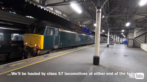 海外 鉄道 YouTube 夜行 ブルートレイン 銀河 サンライズ イギリス ナイト リビエラ