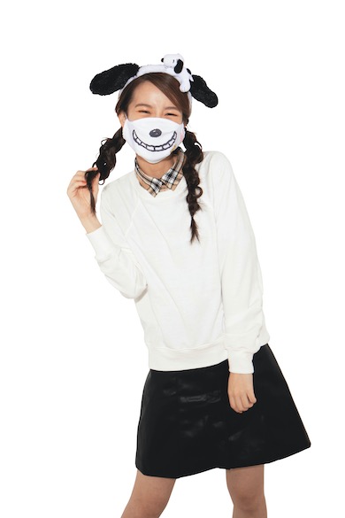 USJ口元柄マスク