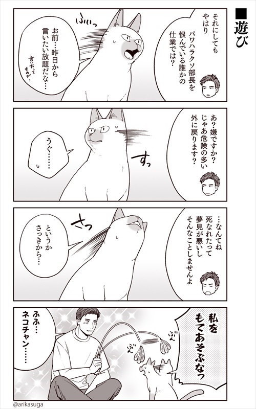 部長、猫になる