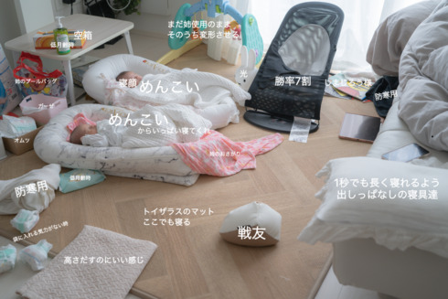 半径1mくらいで生活してる01