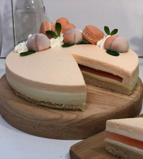 錦鯉の池のケーキ