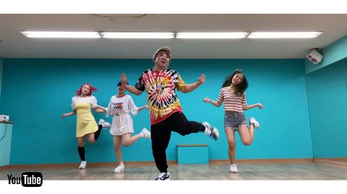 ドランクドラゴン 塚地武雅 チェゴ haruka kotone maho NiziU Make you happy 縄跳びダンス YouTube