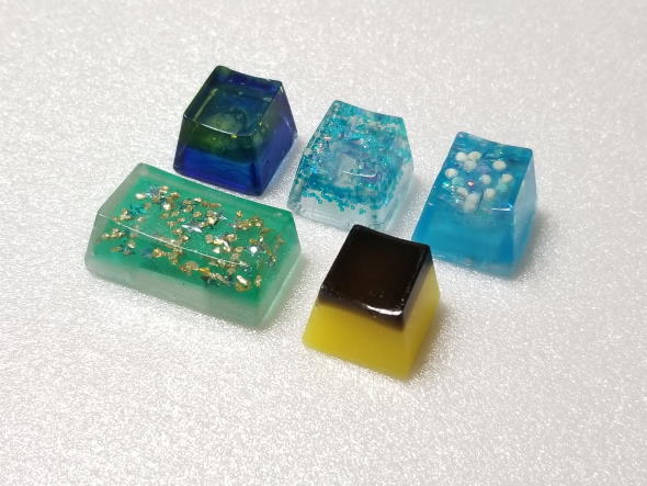 レジン キーボードキャップ プリントスクリーン プリン マツコの知らない世界