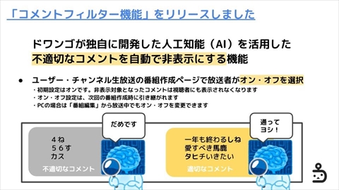 niconico コメントフィルタリング