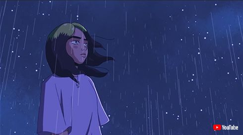 ビリー・アイリッシュ 新曲 my future mv ミュージックビデオ ジブリ アニメ トトロ もののけ姫