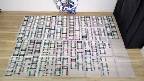 綿棒 レックウザ アート ポケモン 制作過程