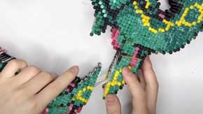 綿棒 レックウザ アート ポケモン 制作過程