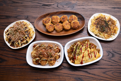 カップ麺でつくった縁日メニュー