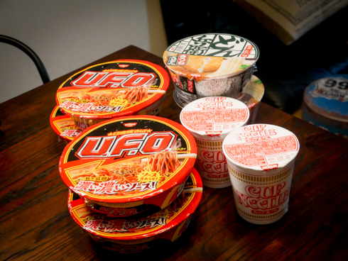 カップヌードル、U.F.O.、どん兵衛